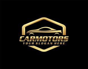 Car Garage Premium Concept Logo Design