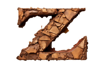 wooden letter Z