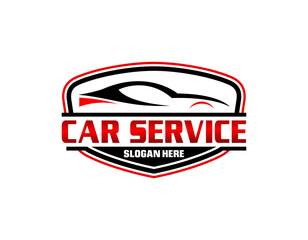 automotive sport car racing logo tamplate