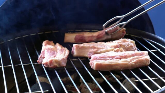 Carne sulla griglia del barbecue