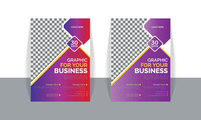 Corporate business flyer template design . marketing, business proposal, promotion, advertise, publication, Creative Corporate & Business Flyer Brochure Template Design, abstract business flyer, vecto