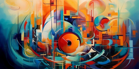 Obraz premium abstract art for background generative ai