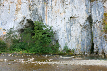 The entrance of Unguru Mare cave, Apuseni Mountains, Occidental Carpathians, Transylvania, Romania,...