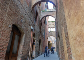 Fototapeta na wymiar Siena in der Toskana - Italien
