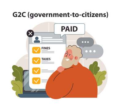 E-store and e-commerce business model. G2C, government to citizens