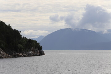 fjord autour de Bergen, Norvège