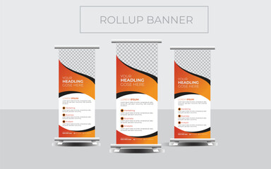 Training Growing Team Building Leadership Business Roll Up Banner Stand