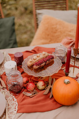 fall garden picnic
