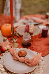 fall garden picnic