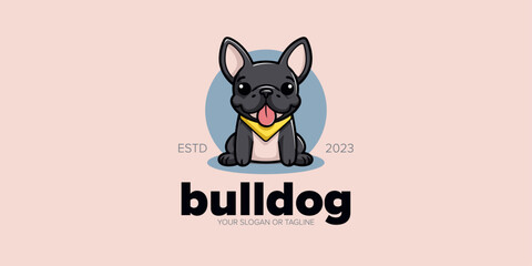 French Bulldog Logo Vector: Tail-Wagging Designs for Pet Shop, Clinic, Products & Brands