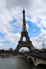 Obraz premium Beautiful View of Eiffel Tower 