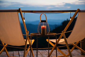 glamping or glamour camping with a dog