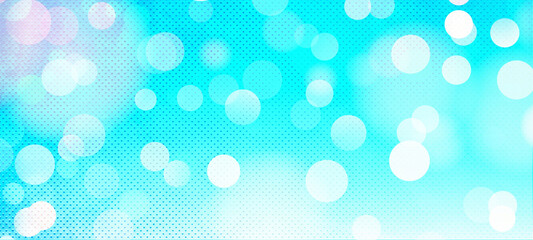 Blue bokeh background. Empty backdrop illustration with copy space, usable for social media promotions, events, banners, posters, sale, party, and online web Ads