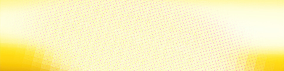Plain yellow background. Panorama backdrop with copy space, usable for social media promotions, events, banners, posters, sale, party, and online web Ads