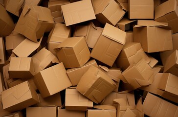 all boxes that are used for storage should be in cardboard