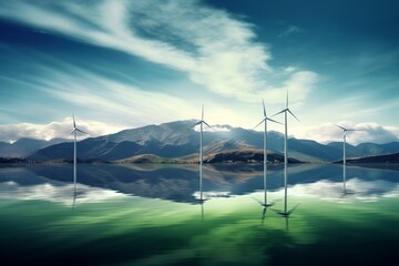 Wind turbines, generative ai