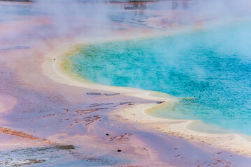Yellowstone Park Natural Spring