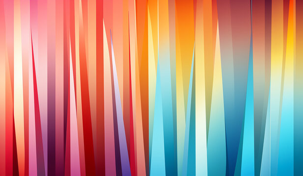 Abstract colorful lines background. AI generated