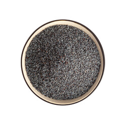 Obraz na płótnie Canvas Poppy Seed, Blue Poppyseed Pile, Small Culinary Grains, Tiny Seeds, Oilseed Sprinkles