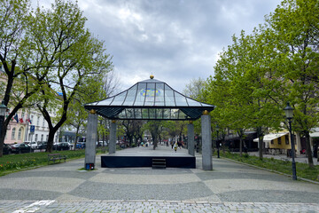 Hviezdoslav square in Bratislava, Slovakia