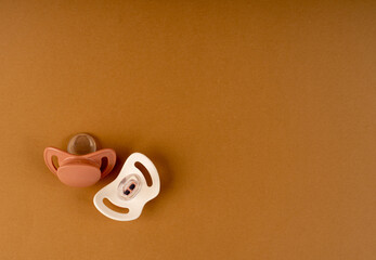 Pacifier, Orthodontic Baby Dummy, Rubber Pastel Kid Soother, New Healthy Silicone Orthodontic Pacifier