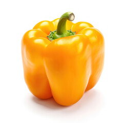 Bell pepper vegetable isolated on white background