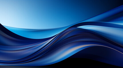 Naklejka premium A background characterized by a blend of deep blue and black tones, forming a banner-like visual.