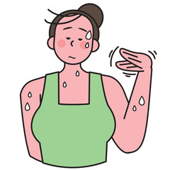 Summer woman Emotions and characters Elements