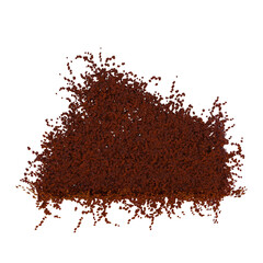 orange and red autumn leaves isolated on transparent background