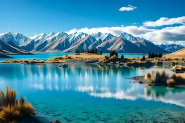 lake in the mountains