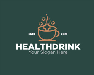 coffee drink health care logo designs for nutrition logo