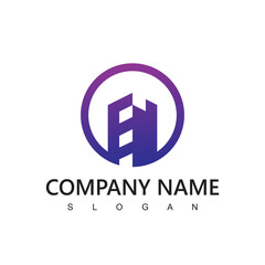 Obraz premium Real Estate Company logo. Building, apartment and cottage logo design