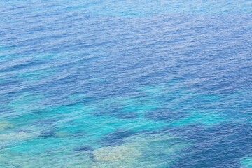 Mediterranean clear Sea Blue color pallet Relaxing wallpaper Athens Greece