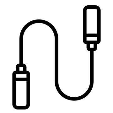 Jumprope outline icon