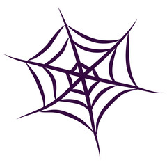 isolate spider web halloween item