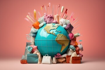 Global Shopping Extravaganza: A World of Styles in Shopping Bags
