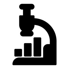 research icon, glyph icon style