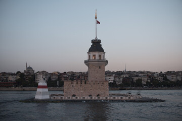 Obraz premium Maiden's Tower in Istanbul, Turkey