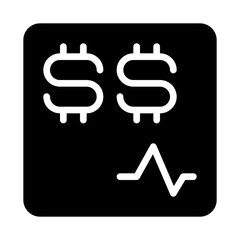 invoice icon, outline color icon style