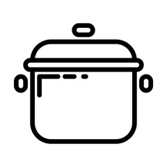 kitchen icon, line icon style