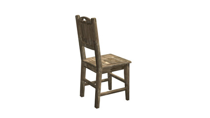 old wooden chair