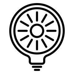 High Energy icon, line icon style