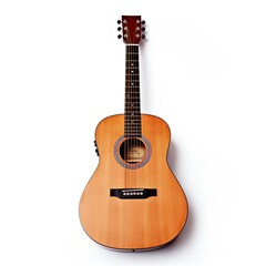 Obraz premium guitar, isolated on white background | Generative AI