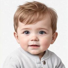 fine detail hyper realistic kids photo generated by AI.    The photo captured the innocence and cuteness of the kid.