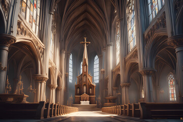 a magnificent church.
Generative AI