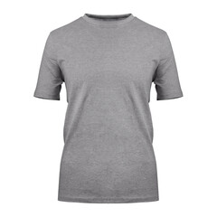 gray short sleeve t-shirt