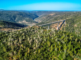 Foresthill Bridge over the American River