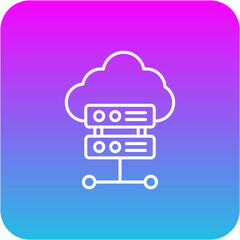 Cloud Server Icon