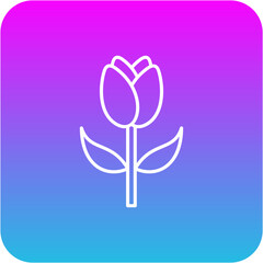 Fototapeta premium Tulip Icon