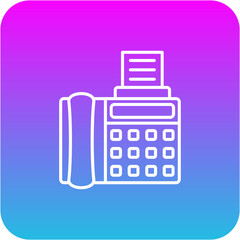 Obraz premium Fax Icon